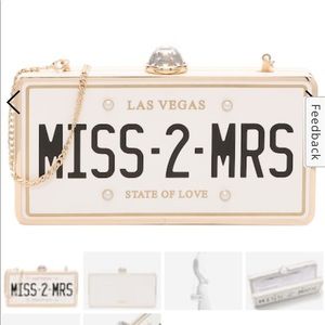 Aldo Miss 2 Mrs License Plate Bag
